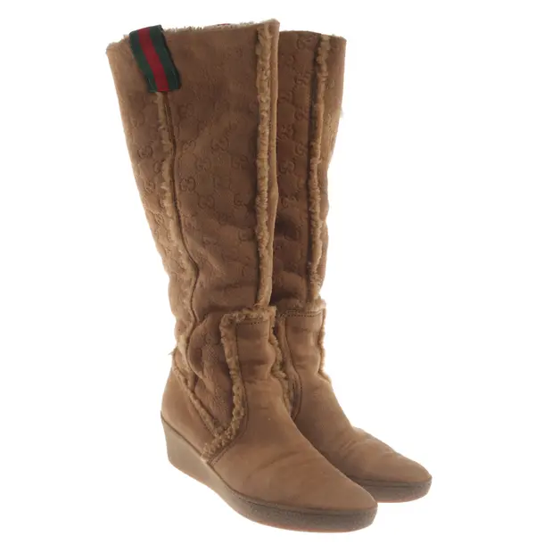 Stiefel, in Camel, Gucci
