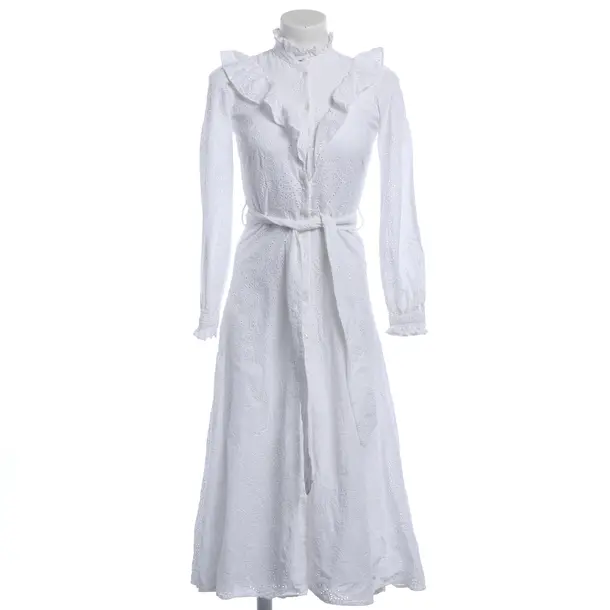 Dress, in White, Cotton, Ivy Oak
