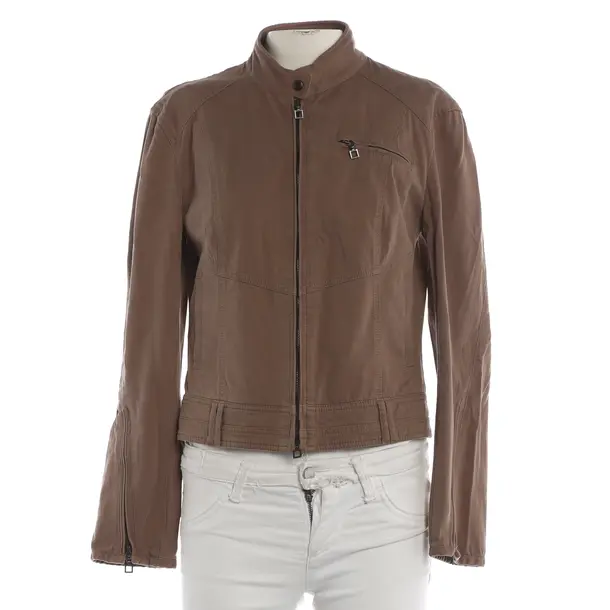 Summer Jacket, in Brown, Cotton, Marc Cain Sports