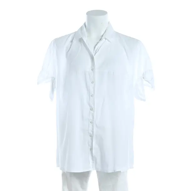 Blouse, in White, Cotton, Sem Per Lei.