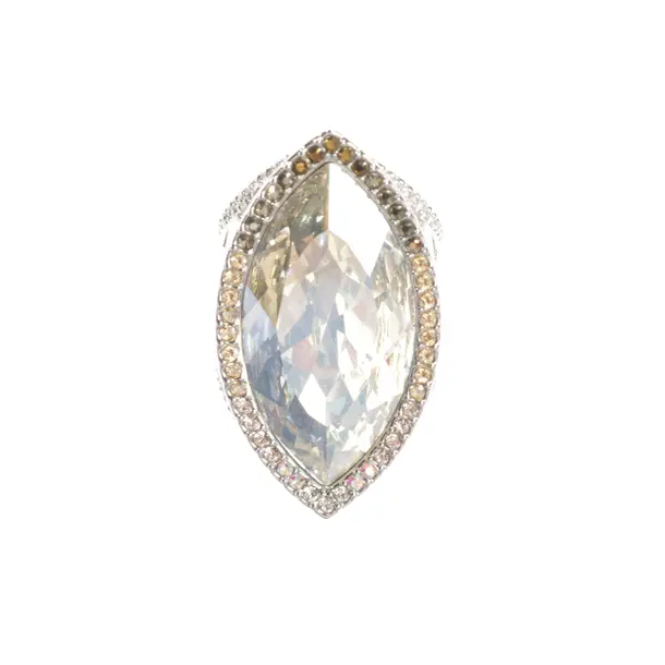 Ring, in Silber, Metall (metallisch, metallisiert), Swarovski