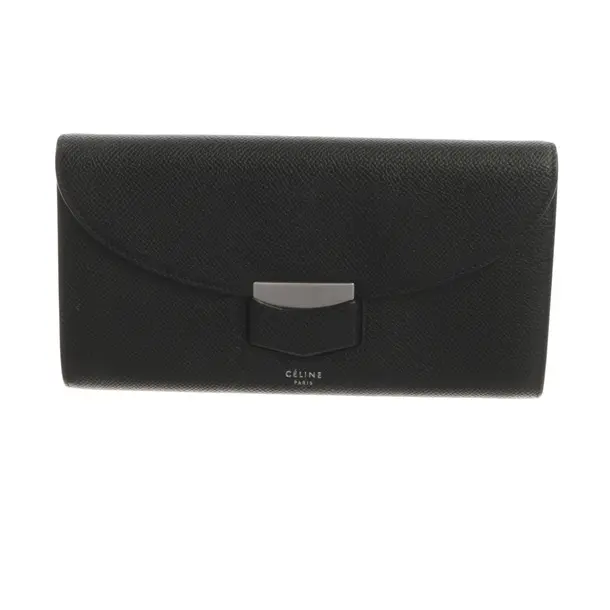 Wallet, in Black, Leather, Céline