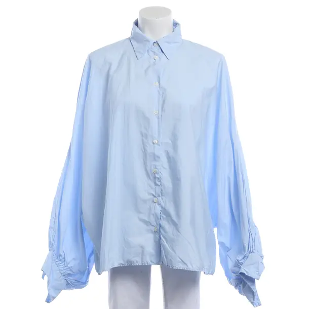 Bluse, in Hellblau, Baumwolle, SoSue