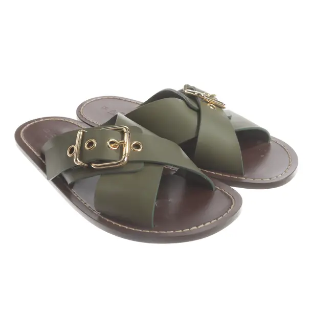 Sandalen, in Olivgrün, Marni