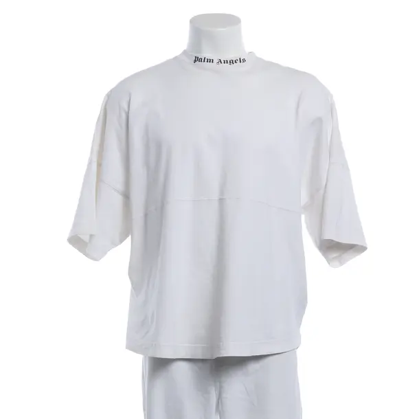 T-Shirt, in White, Cotton, Palm Angels