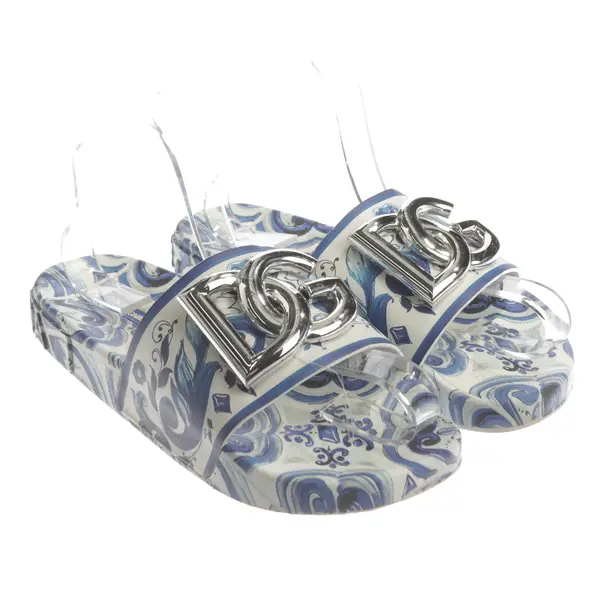 Slides, in Blau, Dolce & Gabbana