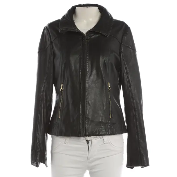 Lederjacke, in Schwarz, Leder, Ted Baker