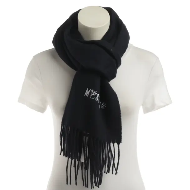Scarf, in Blue, Wolle, Moschino