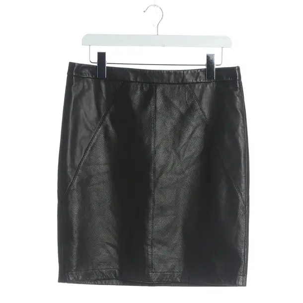 Skirt, in Black, Leder, Hugo Boss Red Label