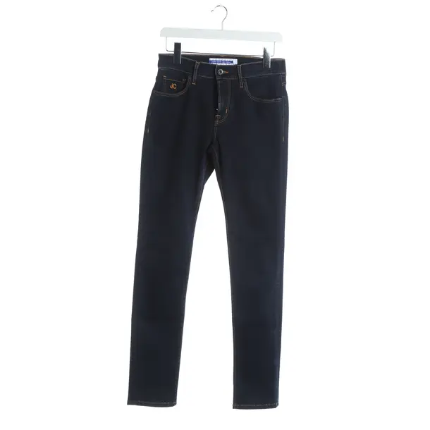 Slim Fit Jeans, in Navy, Cotton, Jacob Cohen