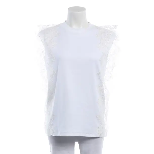 Top, in White, Baumwolle, Fabiana Filippi