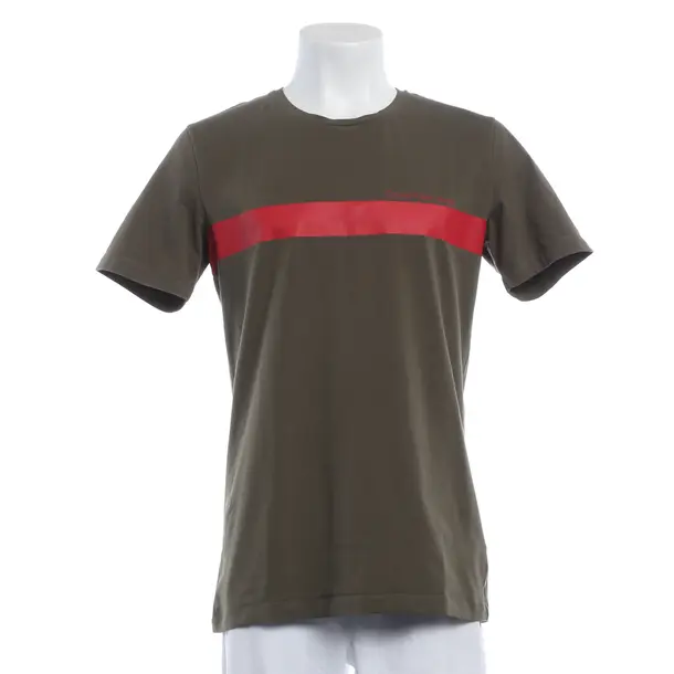 T-Shirt, in Dunkelgrün, Baumwolle, Calvin Klein