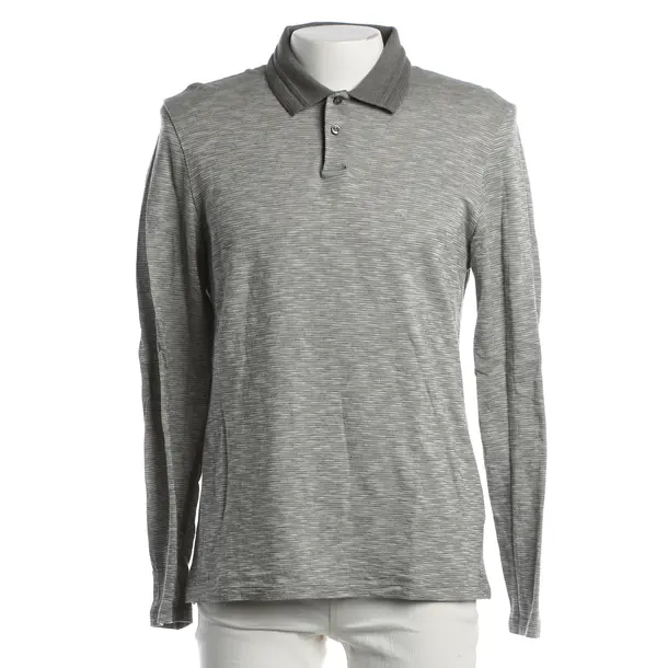 Long Sleeve Shirt, in Gray, Cotton, Hugo Boss Black Label