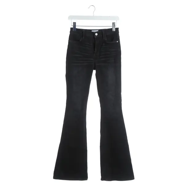 Jeans svasati, in Grigio scuro, Cotone, Telaio