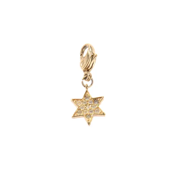 Pendant, in Gold, Metal (metallic, metallized), Swarovski