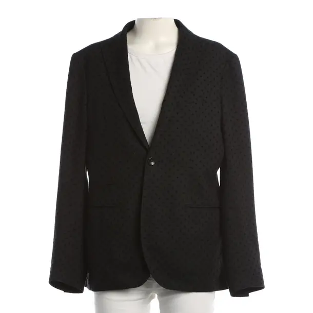 Blazer, in Black, Wool, Aglini