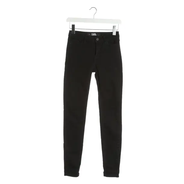 Jeans Slim Fit, in Black, Cotton, Karl Lagerfeld