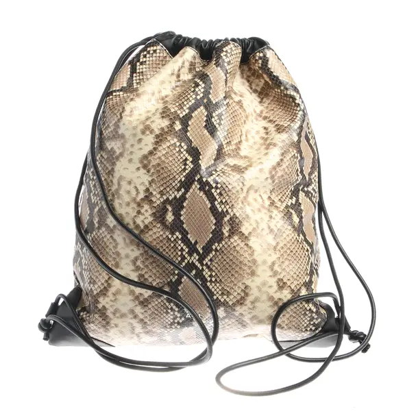 Backpack in White, Leather, AGL Attilio Giusti Leombruni