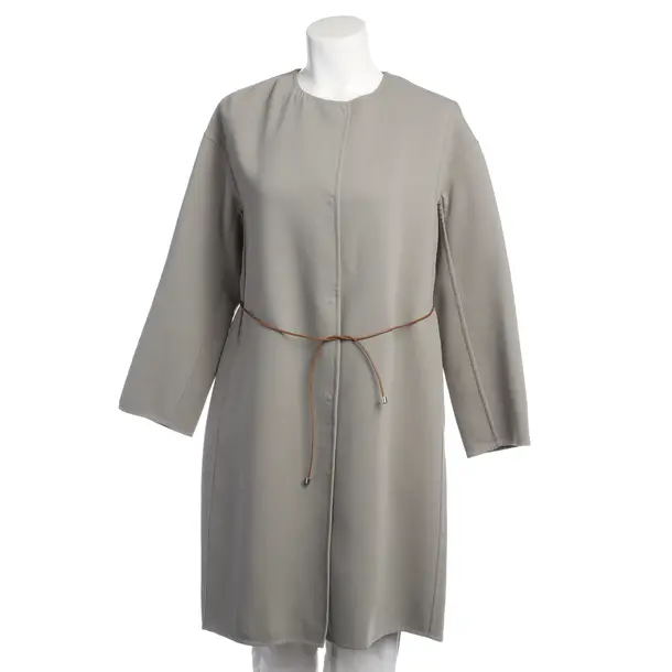 Summer Coat in Gray, Wool, Fabiana Filippi