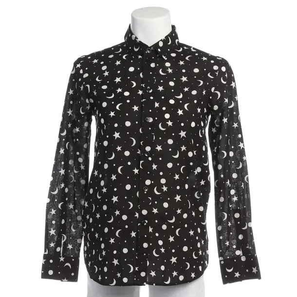 Bluse in Schwarz, Baumwolle, Saint Laurent
