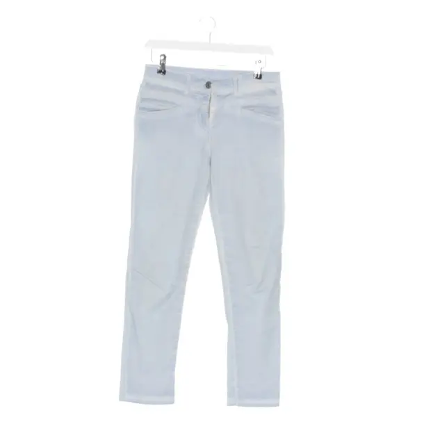 Jeans straight fit, in Azzurro, Cotone, Chiuso