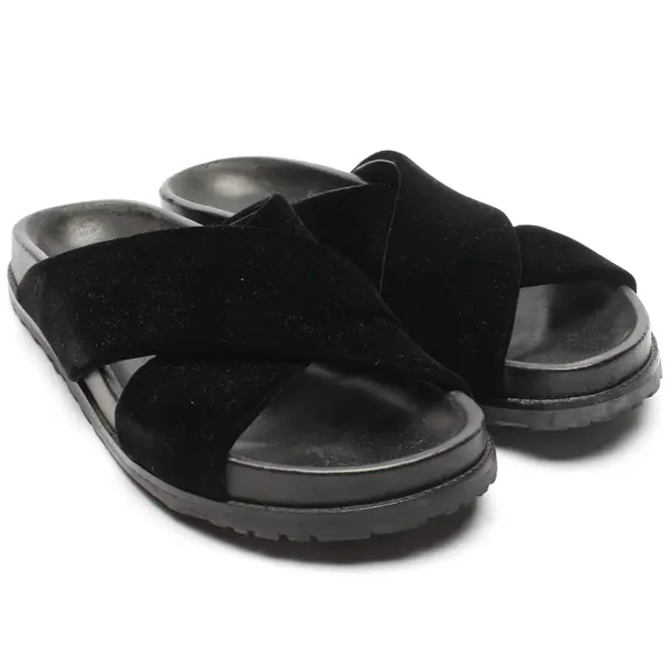 Sandalen in Schwarz, , Saint Laurent