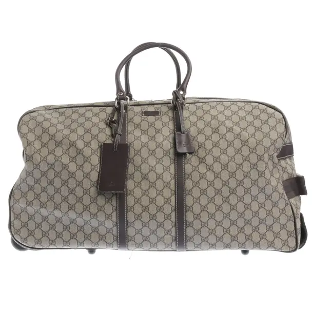 Reisetasche in Braun, Leder, Gucci