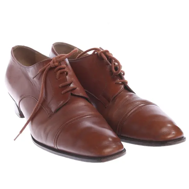 Lace up Shoes in Brown, , Hermès