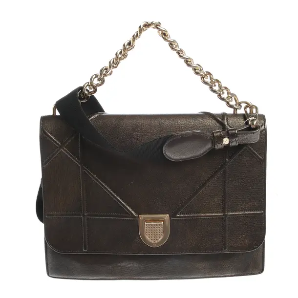 Handtasche in Metallic, Leder, Dior