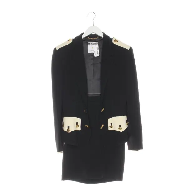 Skirt Suit, in Black, Acetate, Moschino