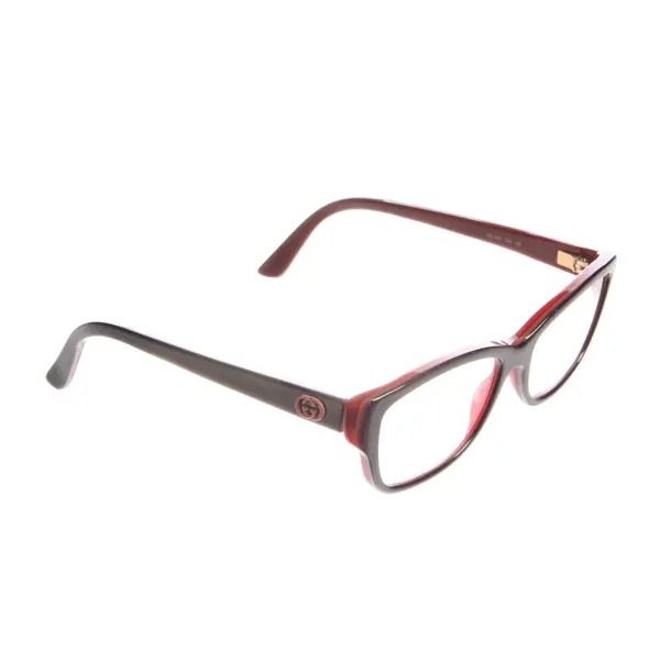 Brillengestell in Schwarz, Sonstige Fasern, Gucci