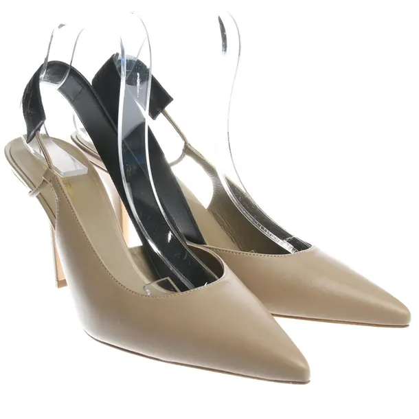 Slingbacks in Weiß, , Burberry