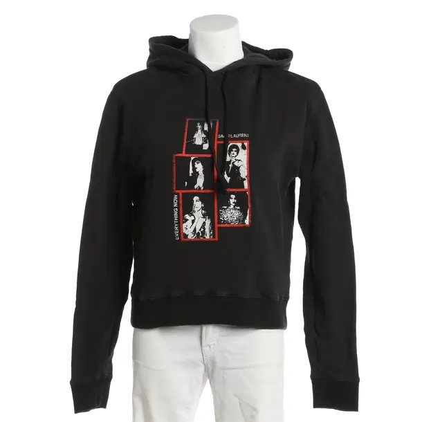 Sweatshirt, in Schwarz, Baumwolle, Saint Laurent