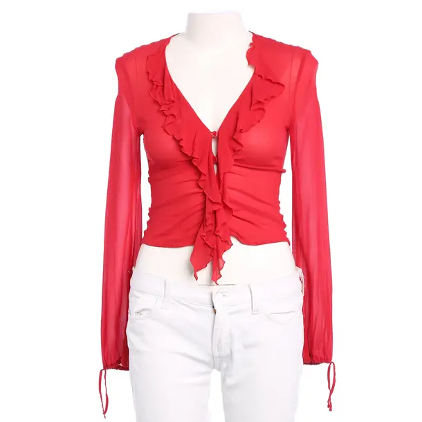 Bluse in Rot, Seide, Escada