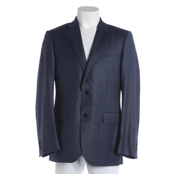 Suit, in Navy, Wool, Zegna