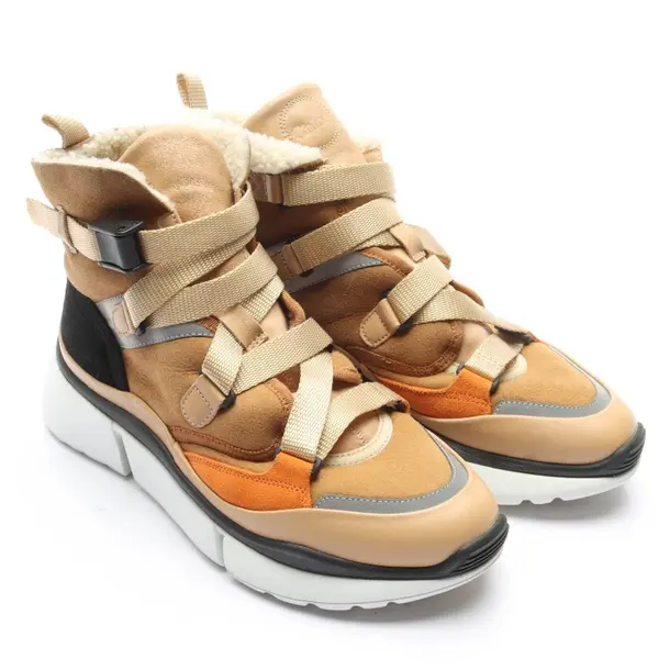 High-Top Sneakers in Multicolored, , Chloé