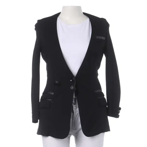 Blazer, in Nero, Viscosa, Emporio Armani