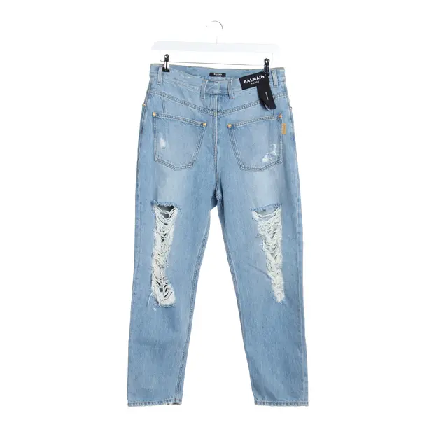 Boyfriend Jeans in Blue, Cotton, Balmain