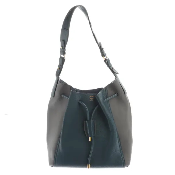 Shopper Bag in Gray, Leather, MCM