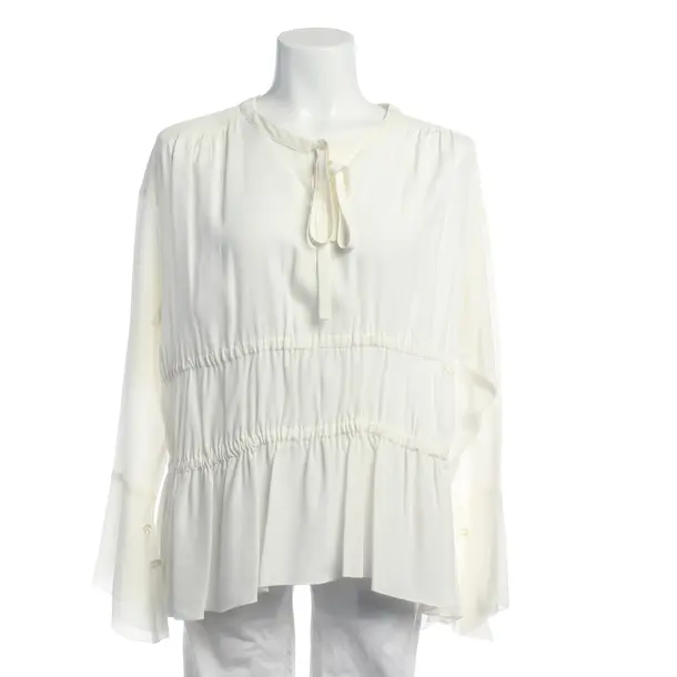 Bluse in Weiß, Viskose, Boutique Moschino