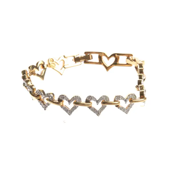 Armband in Metallic, Metall (metallisch, metallisiert), Swarovski
