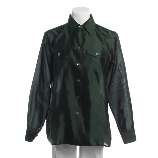 Blouse in Green, Silk, Max Mara