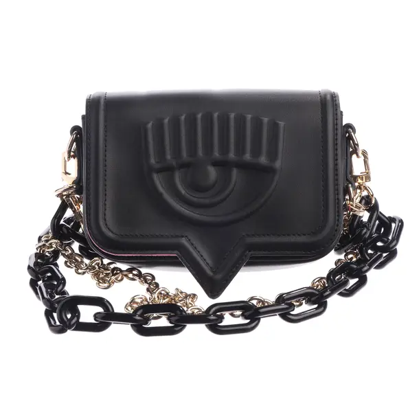 Umhängetasche in Schwarz, Leder, Chiara Ferragni