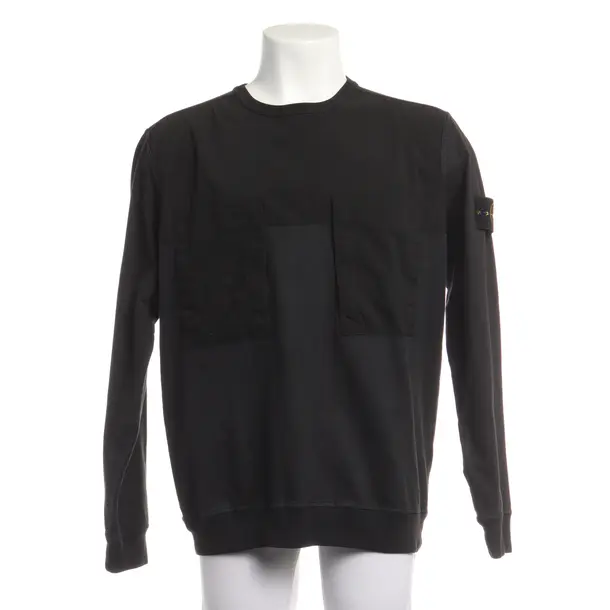 Sweatshirt in Black, Cotton, Stone Island