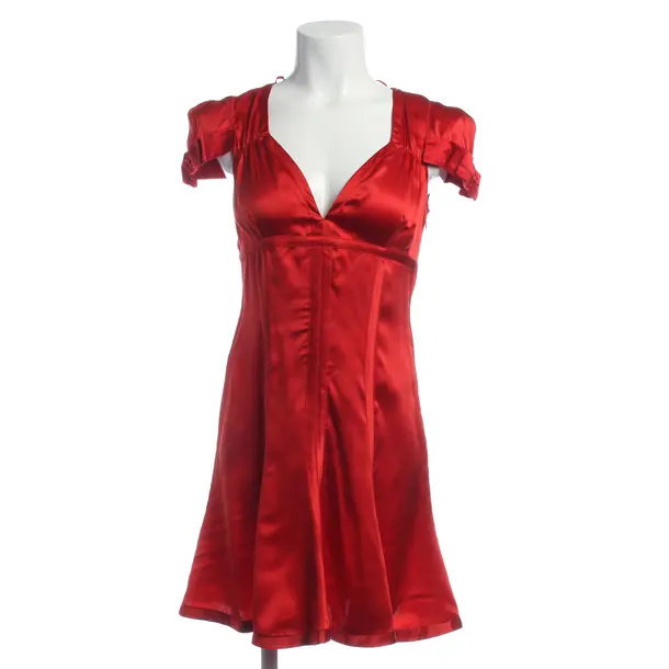 Kleid in Rot, Seide, Prada