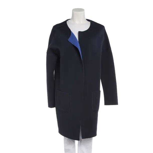 Mid-Season Coat in Blue, Viscose, Lieblingsstück