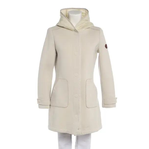 Mid-Season Coat in White, Cotton, Marc O'Polo