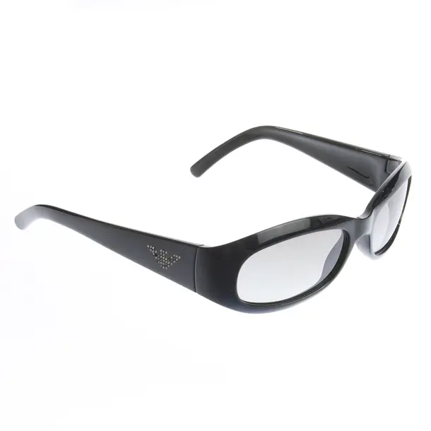 Sonnenbrille in Schwarz, Kunststoff, Emporio Armani