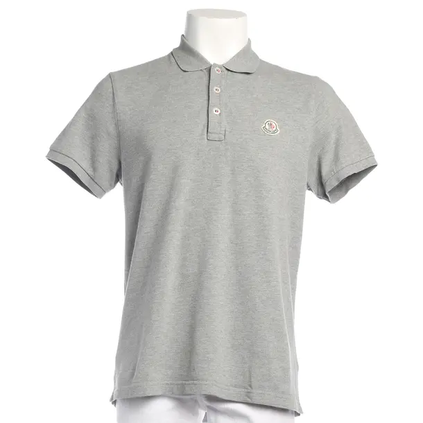 Polo Shirt in Gray, Cotton, Moncler