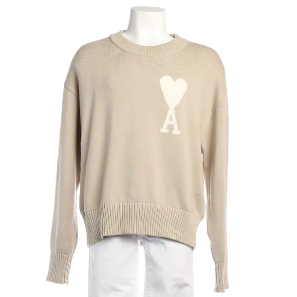 Pullover in Weiß, Baumwolle, Ami Paris